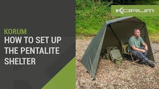 How to set up the Korum Pentalite Shelter