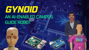 Experience the Future of Campus Navigation with Our AI-Enabled Gynoid Robot (Behind-the-Scenes Look)