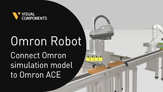 Omron Robot - Connect Omron simulation model to Omron ACE