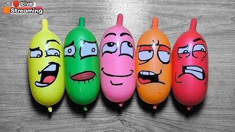 Making Slime with Funny Balloons - Satisfying Slime video