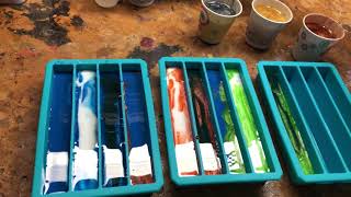 MASS PEN BLANK CASTING - Polyester Resin and Pearl-Ex Turning Blanks