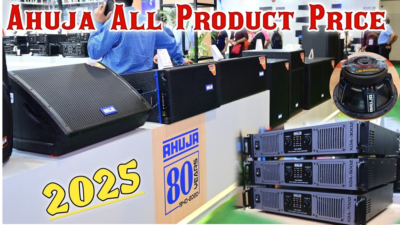 Ahuja all Product Price 2025 | Ahuja Speaker | Ahuja all Box Price Ahuja All Amplifier Price