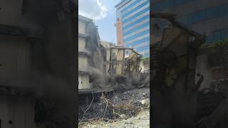 #bangalore #building#demolition#short#rails###demolition