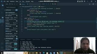 Program ATM sederhana  menggunakan Python