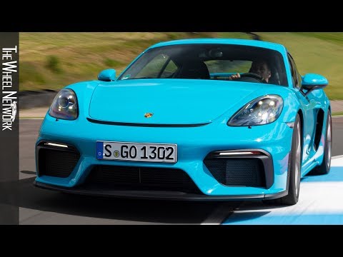 2020-porsche-718-cayman-gt4-|-miami-blue-|-driving,-interior,-exterior