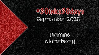 14. Diamine Winterberry | #30inks30days September 2025