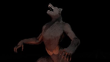 Werewolf Character Animation Retargeting Test in UE4 and UE5