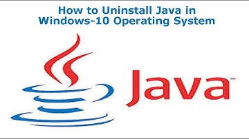 How to Uninstall/Remove/Delete Java In Windows 10 Operating System