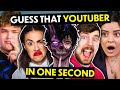 Guess The YouTuber In One Second Challenge (MrBeast, Corpse Husband, Miranda Sings)