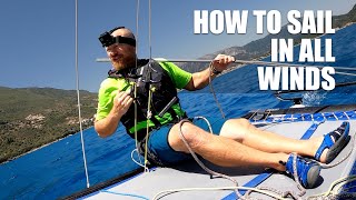 What's it like catamaran sailing in all wind strengths