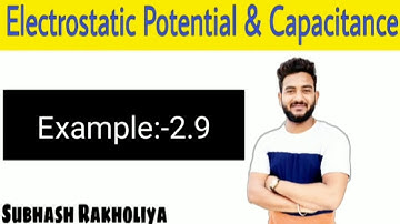 NCERT Solution | Class 12 Physics | Example 2.9 | Electrostatic Potential & Capacitance |