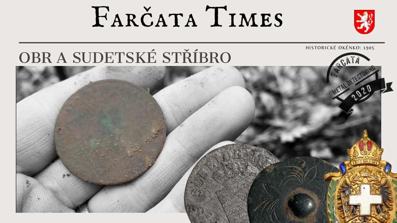 Obr a sudetské stříbro - Farcata metal detectoring - hledání detektorem kovu 2023 #xporx