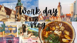 Part-Time job Student Life in Germany 🇩🇪 | Chemnitz to Leipzig Train Ride + Ramen Vibes 🍜