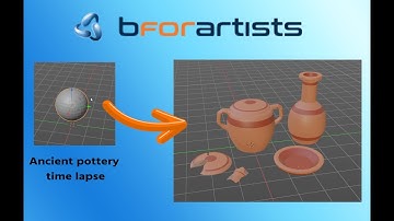 Ancient Pottery 3D time lapse made with BforArtists (a Blender fork)