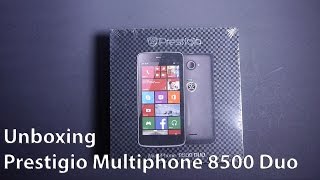 Unboxing Prestigio Multiphone 8500 Duo