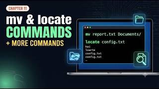 How to Move Files & Find Files in Linux (mv, locate) | Kali Linux Course Chapter 11 #kali #linux