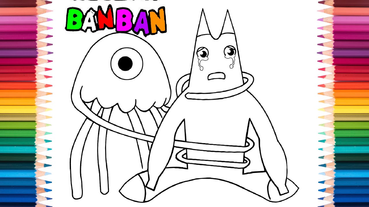 Garten Of Banban New Coloring Pages / Stinger Flynn Banban - YouTube
