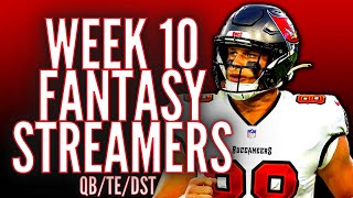 Week 10 Fantasy Football Streamers -
