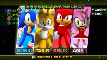 Sonic Unleashed with Multiple Playable Characters