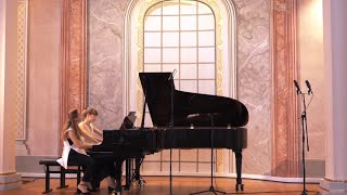 F. Schubert - Sonata for piano duet B-flat major D617 (Churbanova Piano Duo)