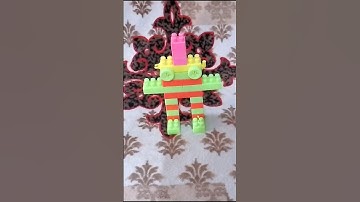 Minutes Satisfying With Unboxing Building Blocks Robot  |Tiny Cute Blocks Toy Review #asmr #unboxing