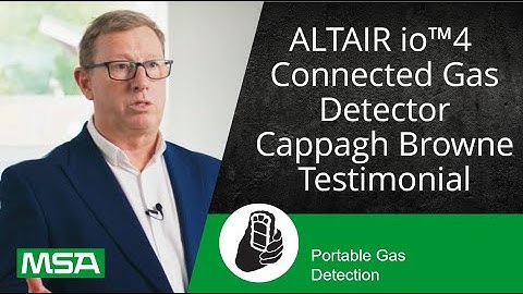 ALTAIR io™4 Connected Gas Detector Cappagh Browne Utilities Limited Testimonial EN