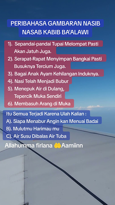 Peribahasa Buat Ba'alawi. #peribahasa #baalawi #habibpalsu #imaduddin #lucu
