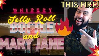 First time EVER hearing and Reacting to "Jelly Roll - Bottle And Mary Jane" 🔥🔥🔥🔥🔥🔥🔥🔥 #Jellyroll