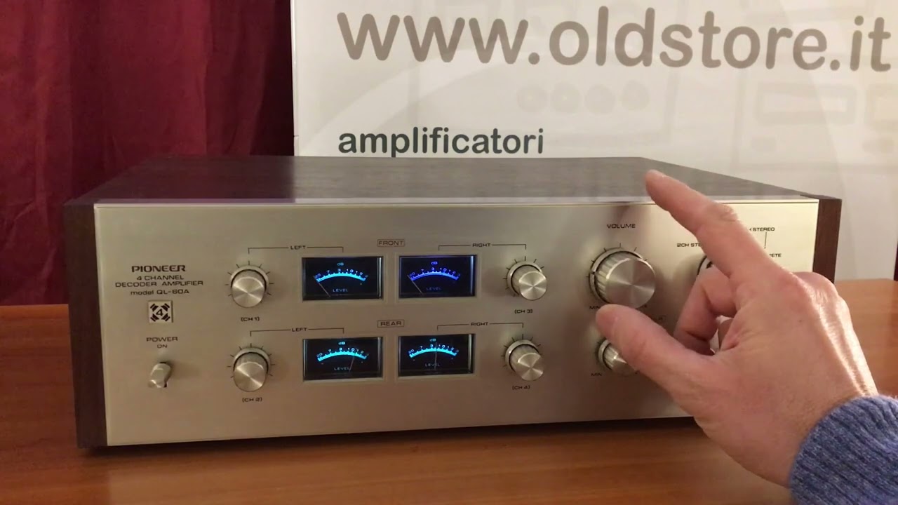 Pioneer 4チャンネルデコーダーアンプQL-60L 【公式通販】