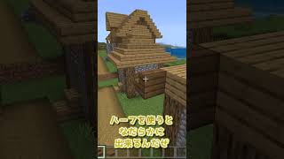 村人の家をお手軽に改装する方法その２【マイクラ建築】#minecraftshorts  #shorts #マイクラ...