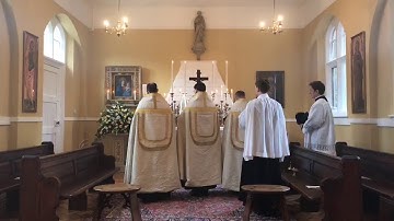 12 April 2020 — Solemn Vespers of Easter and Benediction of the Blessed Sacrament