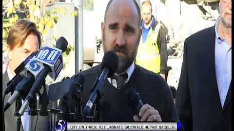 City on Track to Eliminate Sidewalk Repair Backlog