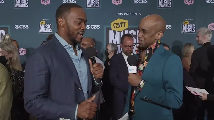 CMT Awards co-host Anthony Mackie talks lifelong c...