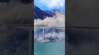 Chinese Hongqi bridge collapses months after opening