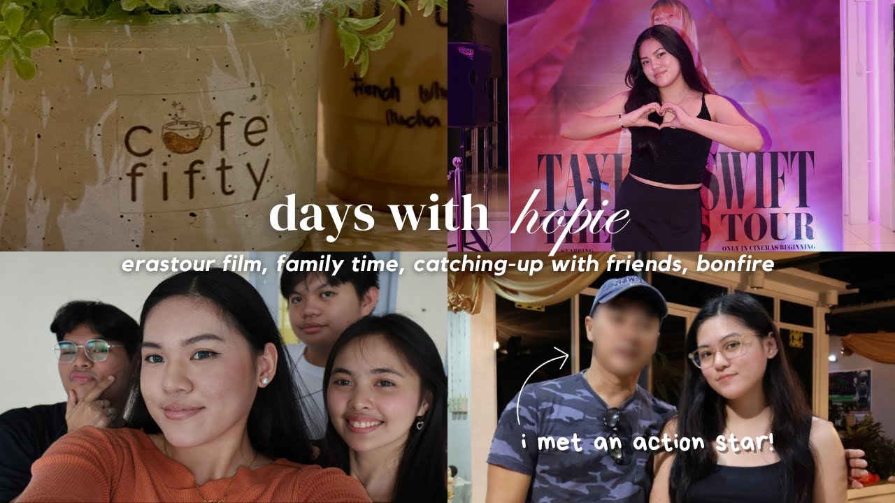 days with hopie | erastour film, family time, catching-up with friends, bonfire🍁