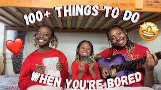 100+ Things To Do When You’re BORED!!