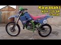 Kawasaki KDX 125 SR , обзор и тест-драйв. Kawasaki KDX 125 SR  2-stroke enduro, review & test drive
