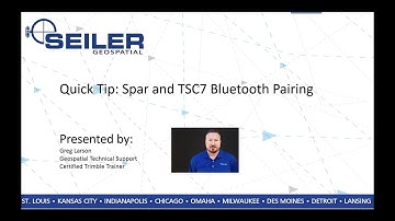Trimble Access - How to connect the Spar Utility Locator with Trimble T10 TSC7, Win10 Connection