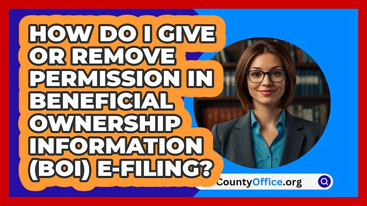 How Do I Give Or Remove Permission In   Beneficial Ownership Information (BOI) E‑Filing?