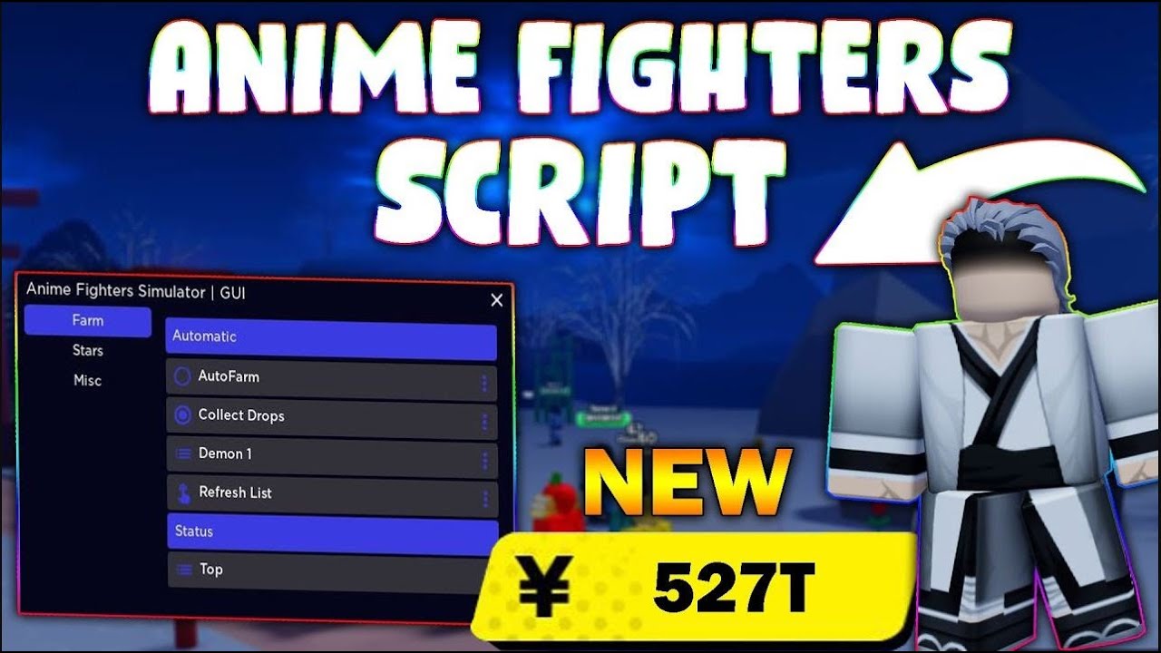 Anime Fighters Simulator Script [Insta Passive + Free Gamepass + Auto Farm  + More!!] *pastebin* 