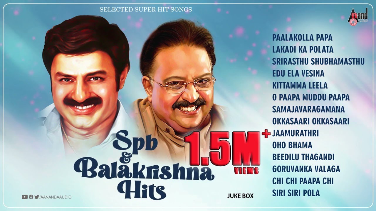 SPB Hits for BalaKrishna  Audio Jukebox  Telugu Films Selected Songs Jukebox 
