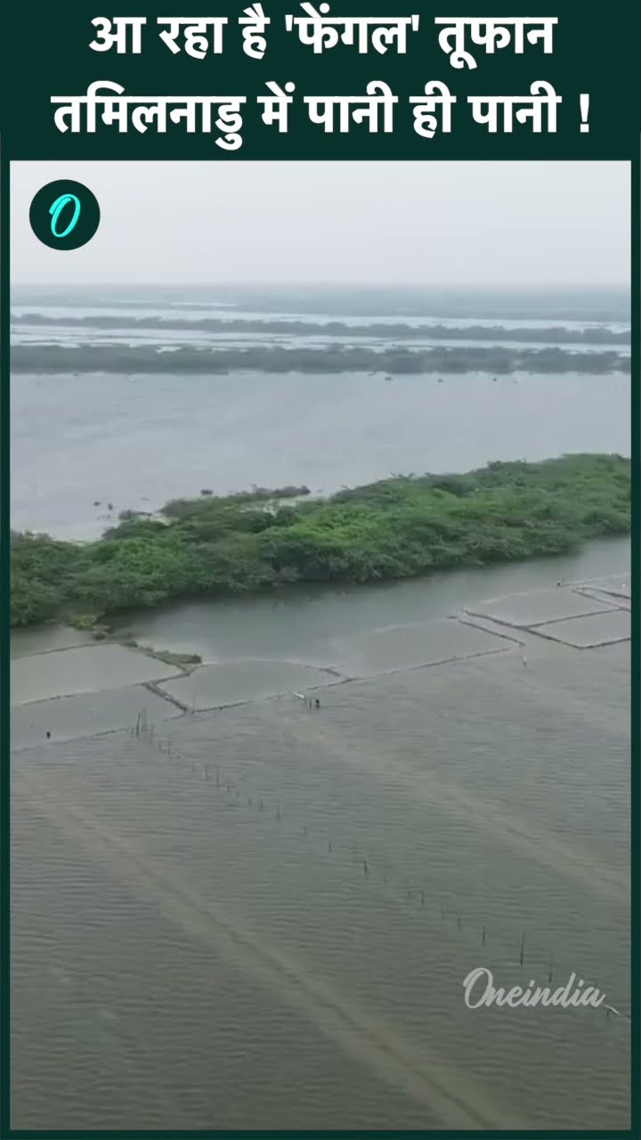 Cyclone Fengal Update:  Tamil Nadu में भयंकर बारिश,नमक उत्पादन बर्बाद | वनइंडिया हिंदी#Short