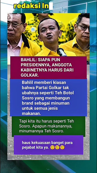 Para pejabat yang haus akan kekuasaan #news #golkar #beritaterkini