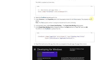 Windows 8 Development - Data Binding Grid Title