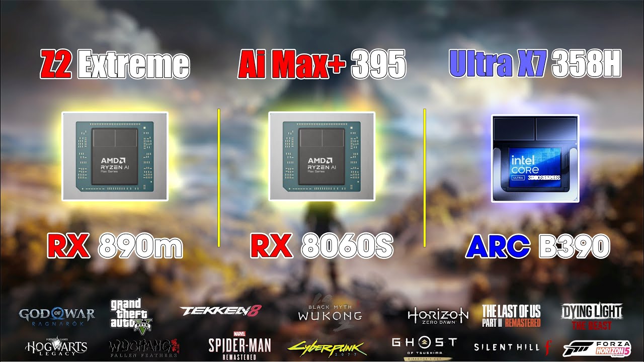 Z2 Extreme & AI Max+ 395 vs Ultra x7 358V: The Ultimate iGPU