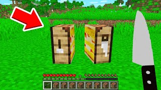 【マインクラフト】作業台を包丁で切ったらケーキだった【マイクラ】