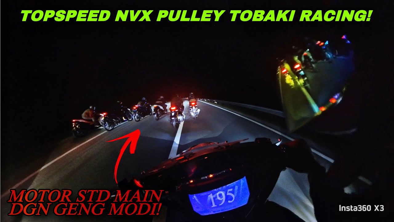 NVX STD TOPSPEED PADU 150KMH! | RAHSIA CAI ROLLER TOPSPEED NVX AEROX STD | NVX VS Y16 VS 125ZR