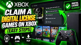How to Claim Digital License Games on Xbox! (EASY STEPS) 🎮