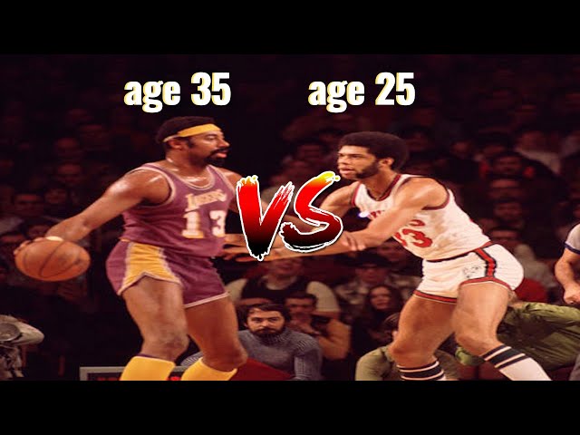 Kareem Abdul-Jabbar vs. Wilt Chamberlain | True Highlights (Offense, Defense, Missed Shots, etc) class=