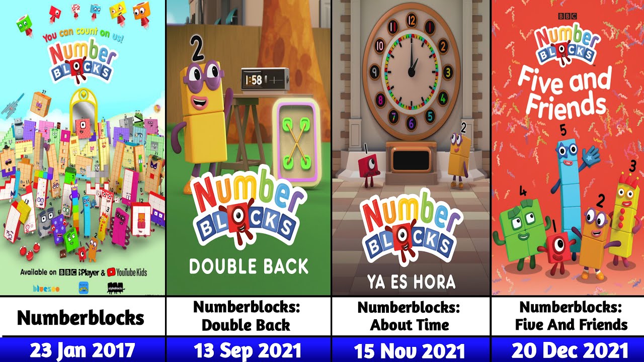 All Numberblocks Animation TV Series (2017 To 2025) Latest Updated
